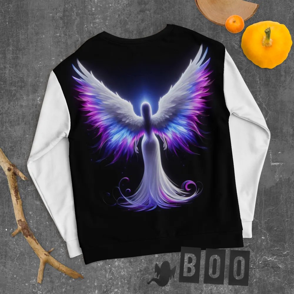 Angel and Cross - All-Over Unisex Sweatshirt #7 product image (8)