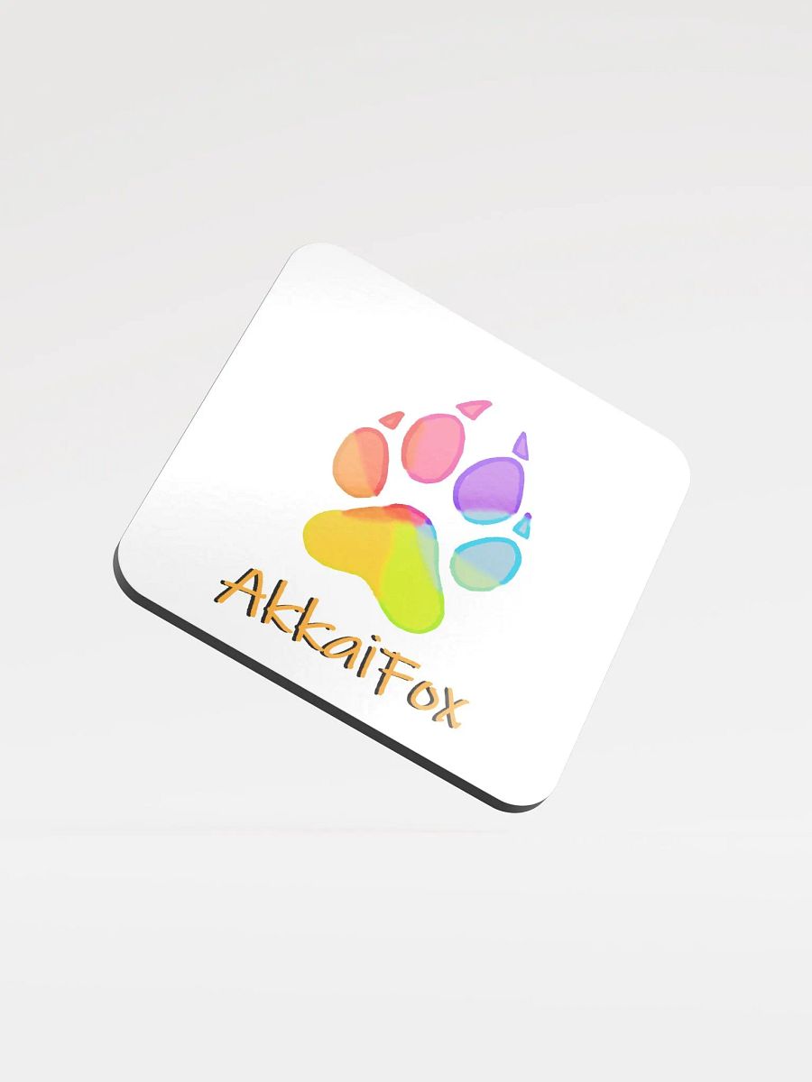 Rainbow Paw Corked Coaster product image (1)