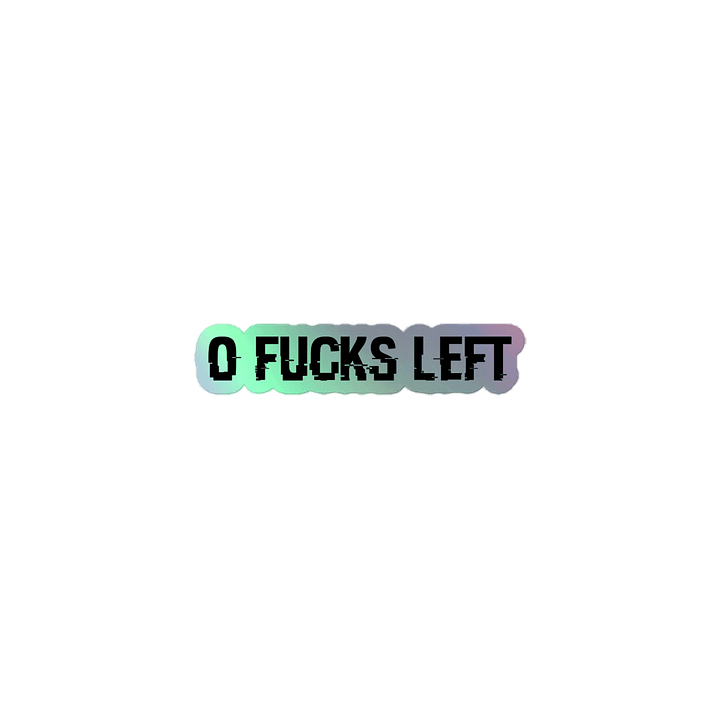 0 Fucks Left product image (1)