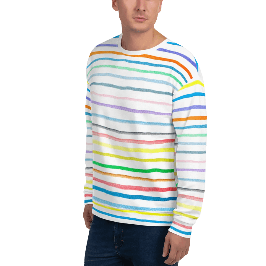 Vibrant Lines Unisex Sweatshirt product image (4)
