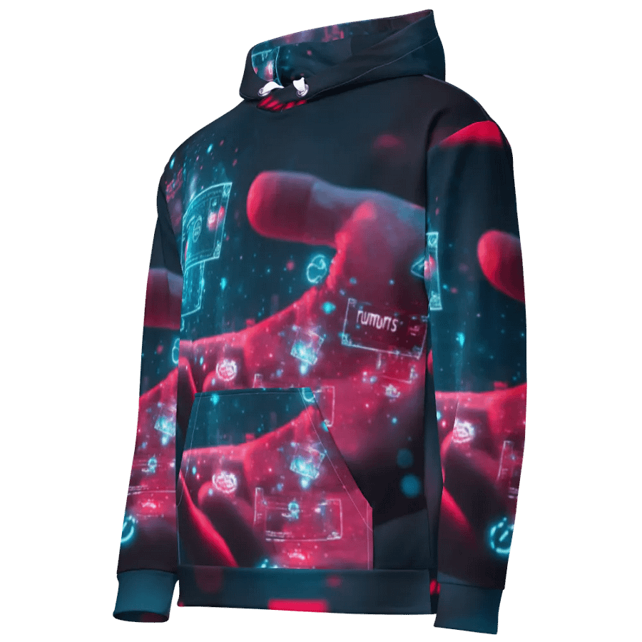 Digital Holographic Unisex Hoodie product image (6)