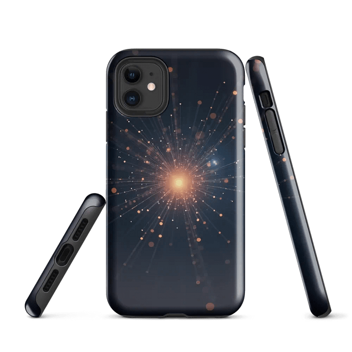 Tough Case for iPhone® – Cosmic Light Outburst product image (1)