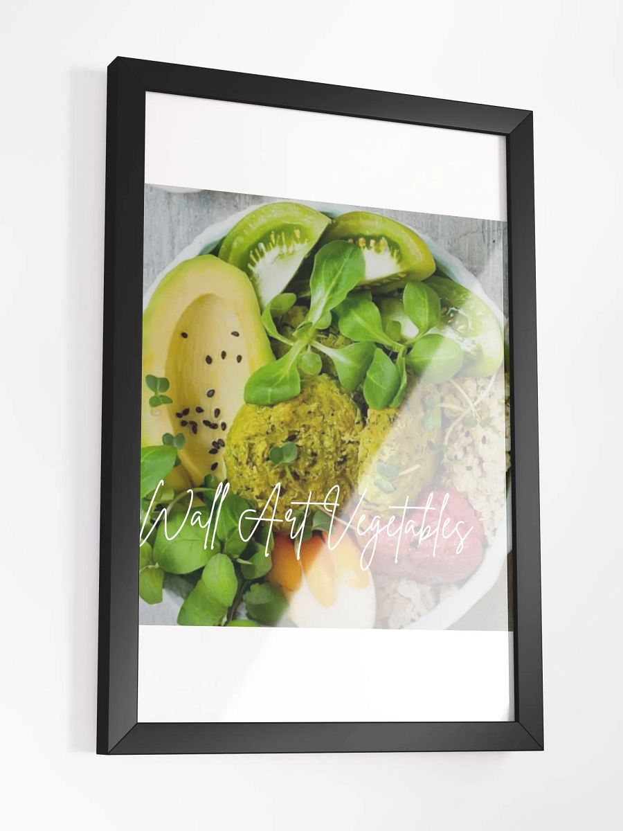Wall Art Vegetable Framed High-Quality Matte Poster (in) product image (3)