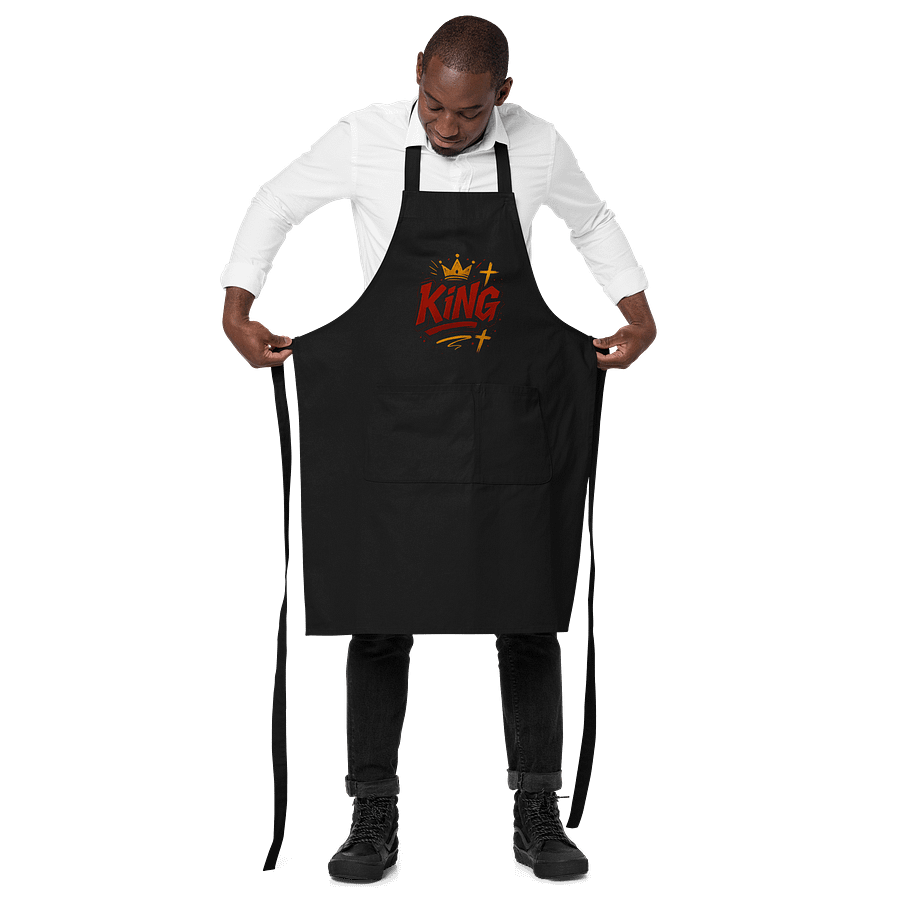 KING Energy Organic Cotton Apron | Create Like Royalty product image (2)