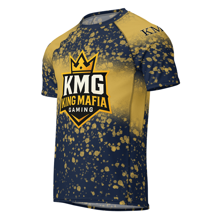 Men's Recycled Short Sleeve Rash Guard | KingMafiaGaming product image (1)