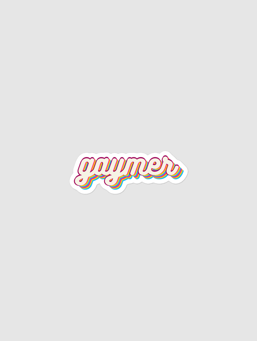 GAYMER STICKER - PANSEXUAL PRIDE product image (1)