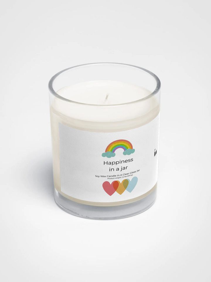 "Happiness in a jar" Soy Wax Candle product image (2)