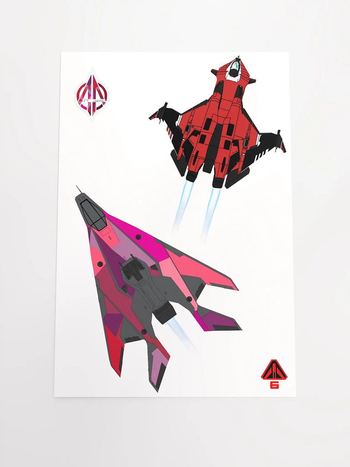 Custom Light Fighter Matte Poster product image (2)
