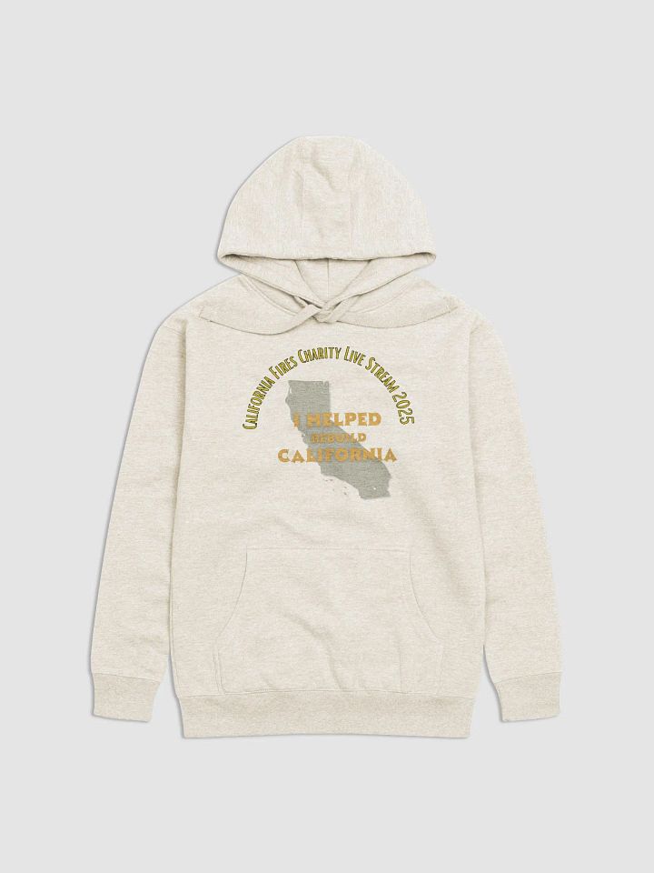 Chill Reaper Limited 2k25 Cali Fires Charity Pullover Hoodie - (Back Badge) product image (1)