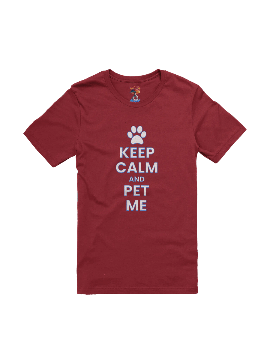 KEEP CALM AND PET ME T-SHIRT product image (1)