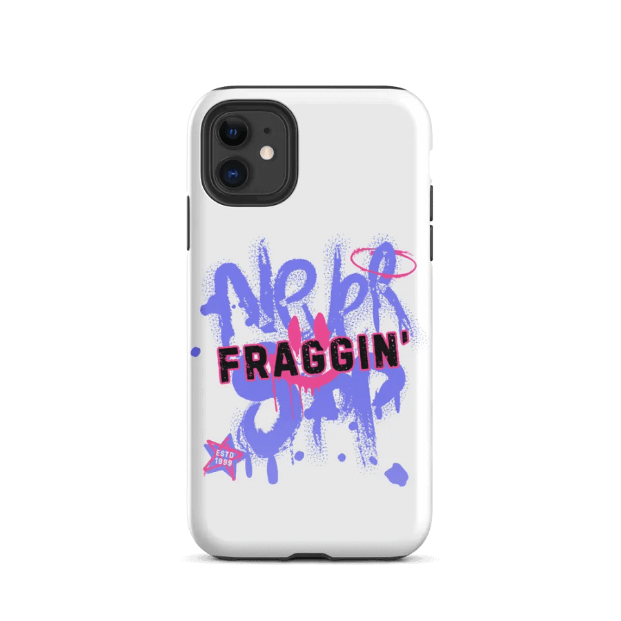 Vibrant Graffiti 'FRAGGIN'' Tough iPhone® Case product image (2)