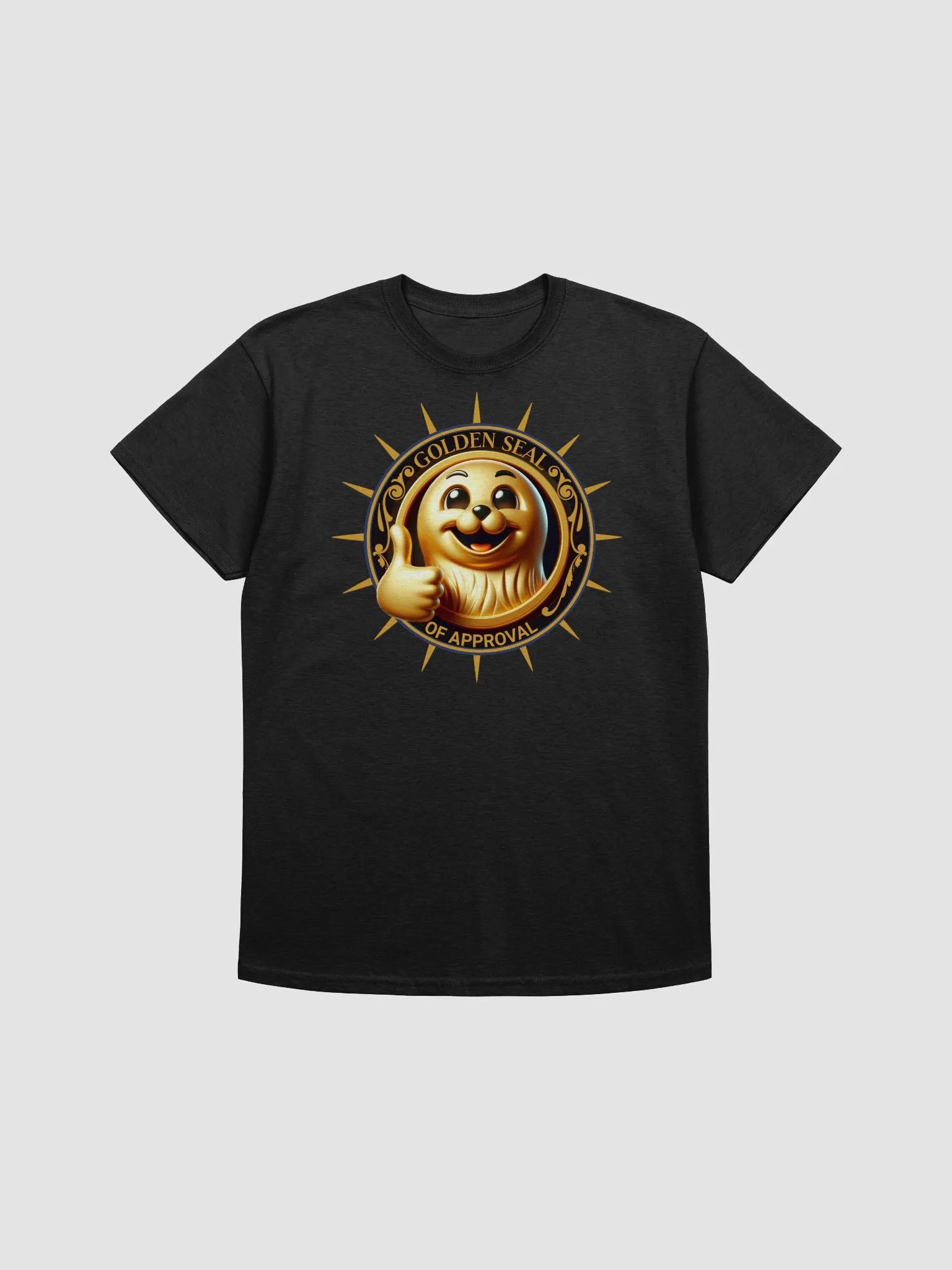 Golden Seal of Approval Tee: Thumbs Up Edition! product image (7)