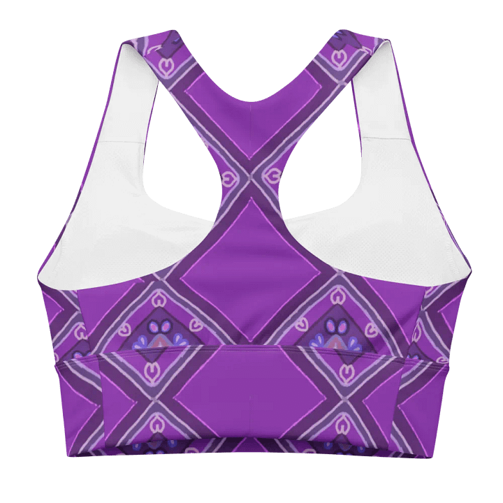 Purple_Pattern Sports Bra product image (1)