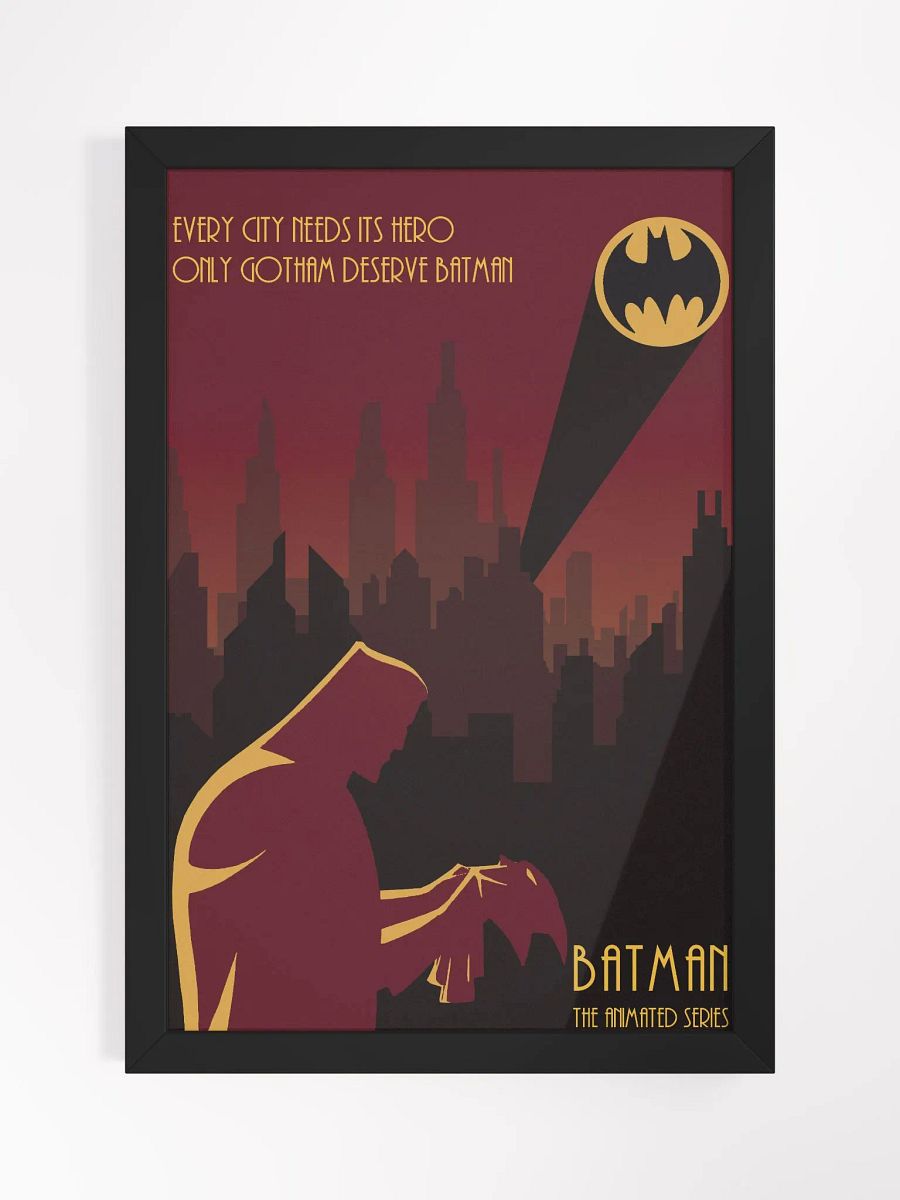 Batman Animated Series Movie Poster Framed product image (1)
