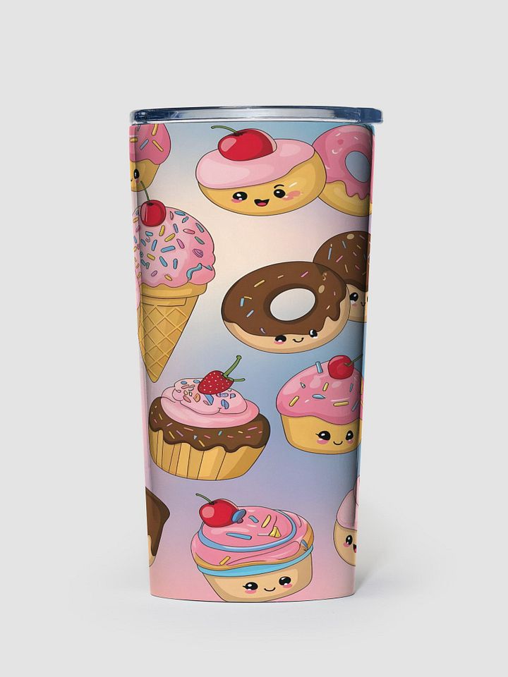 Kawaii Sweet Treats Cartoon 20oz Stainless Steel Tumbler product image (2)