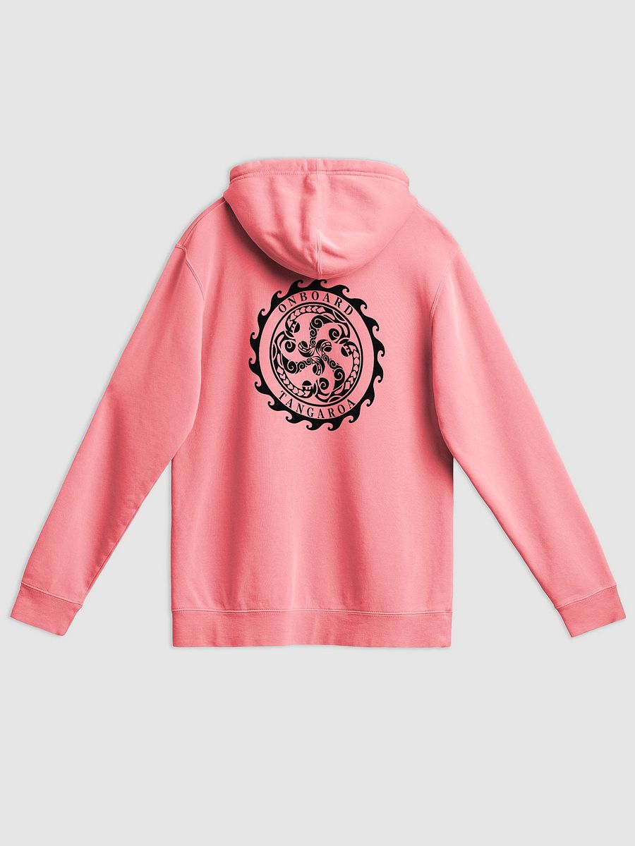 "Onboard Tangaroa" Pigment Dyed Hoodie – Worn-In Look, Everyday Comfort (Light Colours) product image (2)