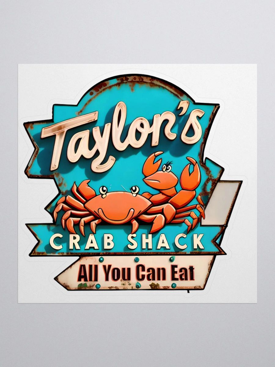 Taylor's Crab Shack Sticker product image (1)