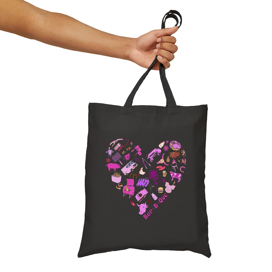 I Heart BBQ Tote Bag - 1 side print product image (4)