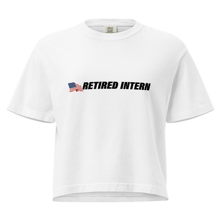 Retired Intern Boxy Womens Shirt product image (1)