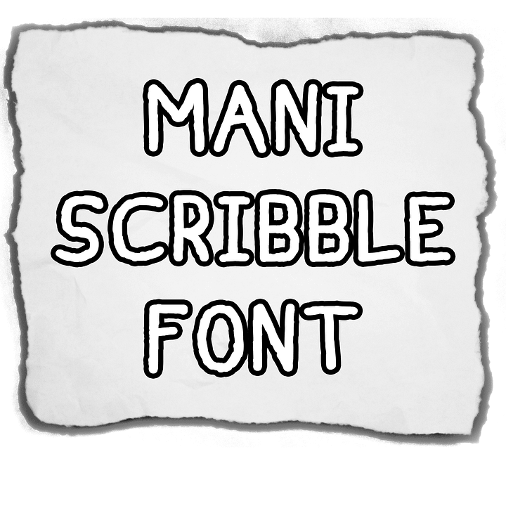 Mani Scribble Font product image (1)