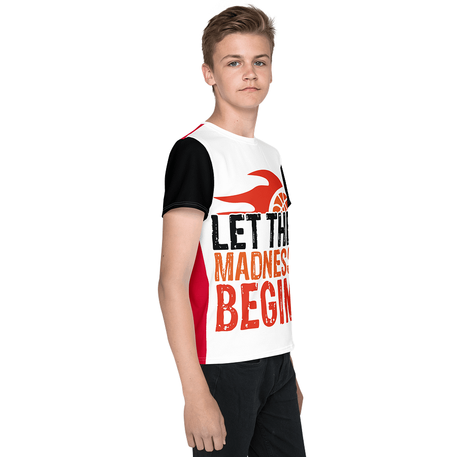 Let the Madness Begin – Youth Basketball T-Shirt product image (4)