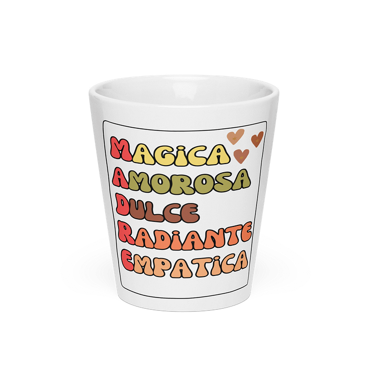 Mother’s day acrostic Boho Design latte mug product image (1)