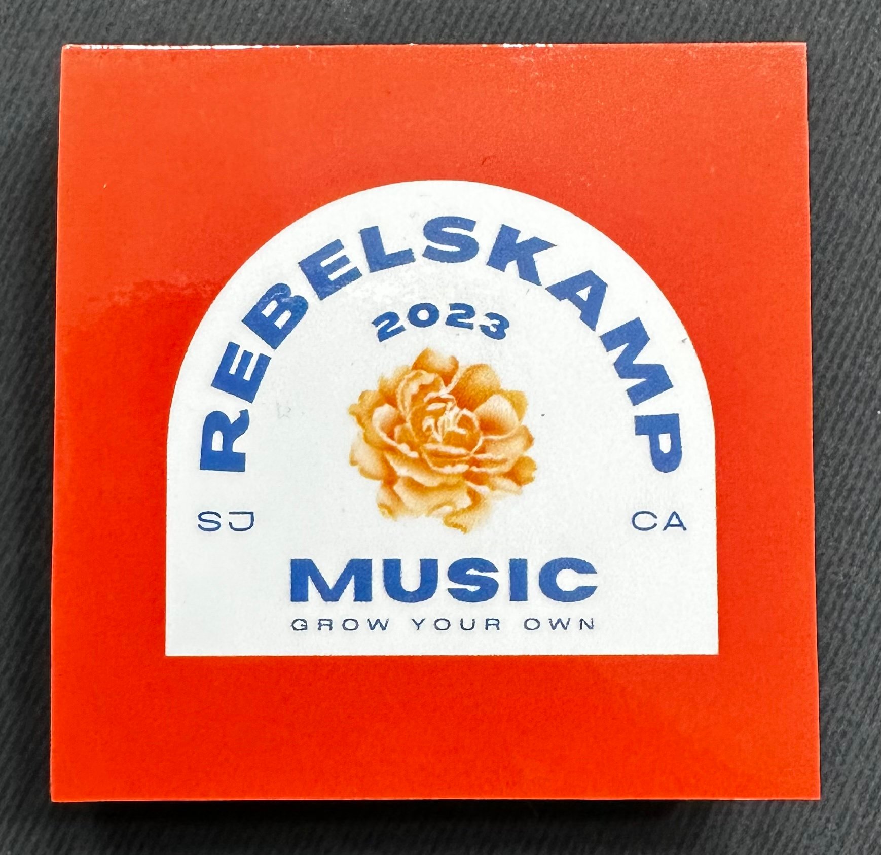 Rebelskamp Sticker Orange Flower Logo product image (2)