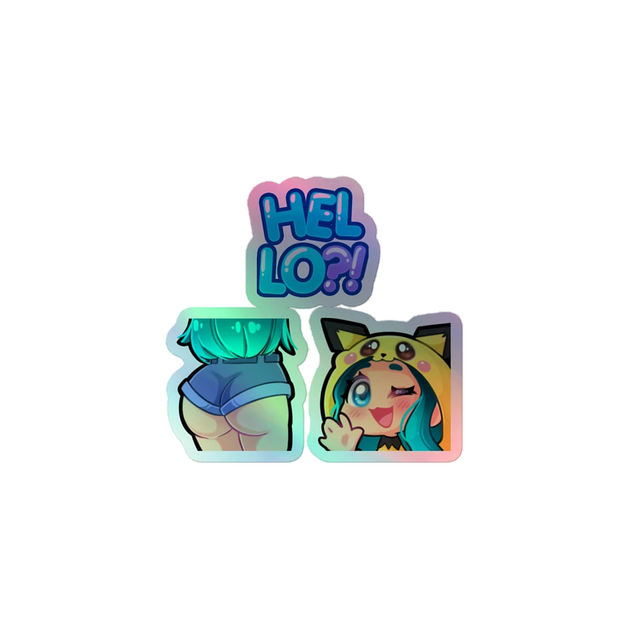 Triple Fun Holographic Stickers! product image (1)