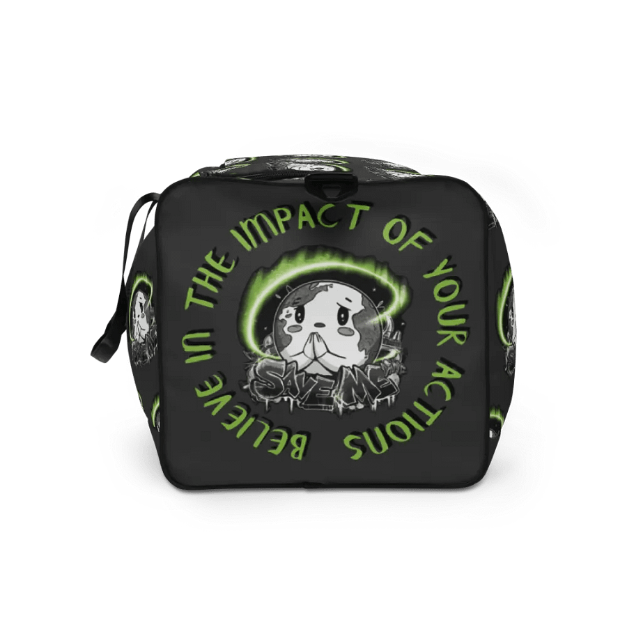 Save Me: A Plea from Planet Earth Eclipse Duffle Bag 🌍 product image (3)