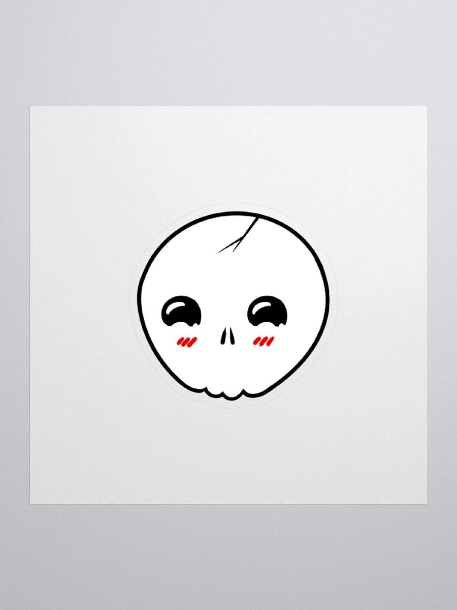 uWu Skull || Sticker product image (1)