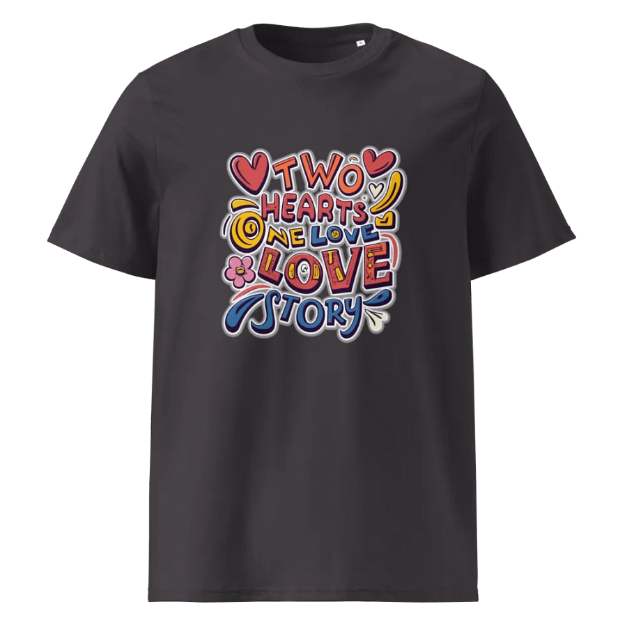 Two Hearts, one love story T-shirt product image (2)