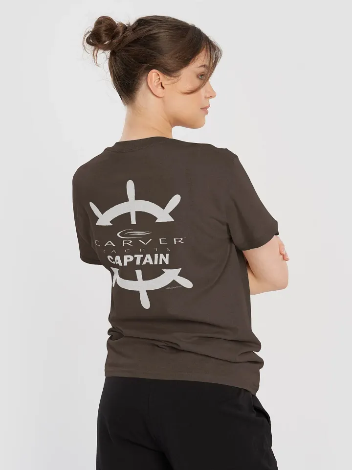 Carver Captain - T-Shirt - Dark Shirt w/White Logo product image (1)