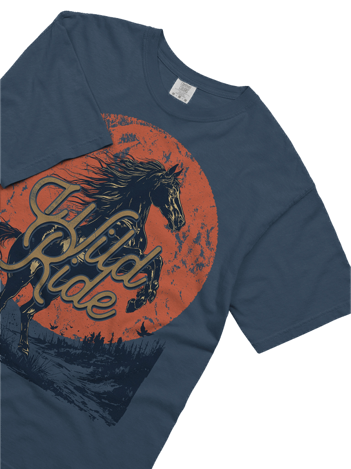 The "Wild Ride" Vintage Horse Heavy Weight T-shirt product image (1)