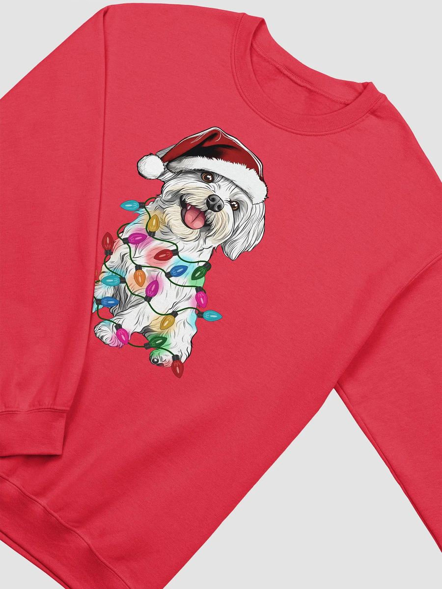Funny Maltese Christmas Sweatshirt product image (10)
