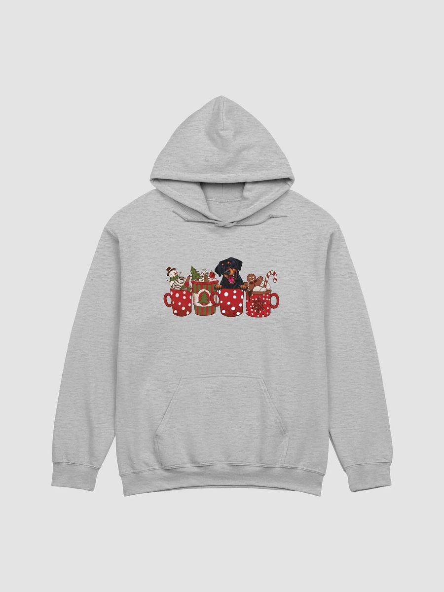 Cute Doberman in a Christmas Cup Hooded Sweatshirt | Funny Christmas Pup in a Cup product image (24)