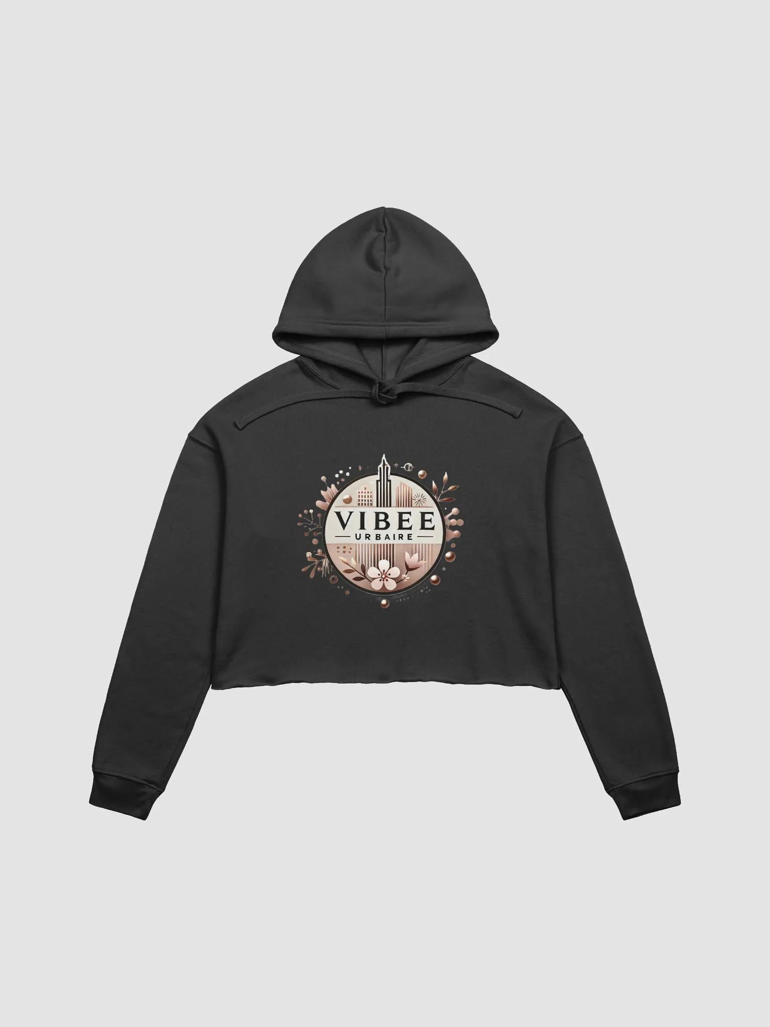 Bella+Canvas Fleece Crop Hoodie product image (1)