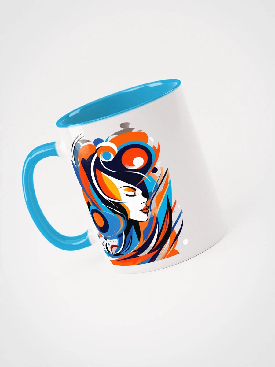 Passion - Abstract Art - Ceramic Mug with Color Inside product image (3)