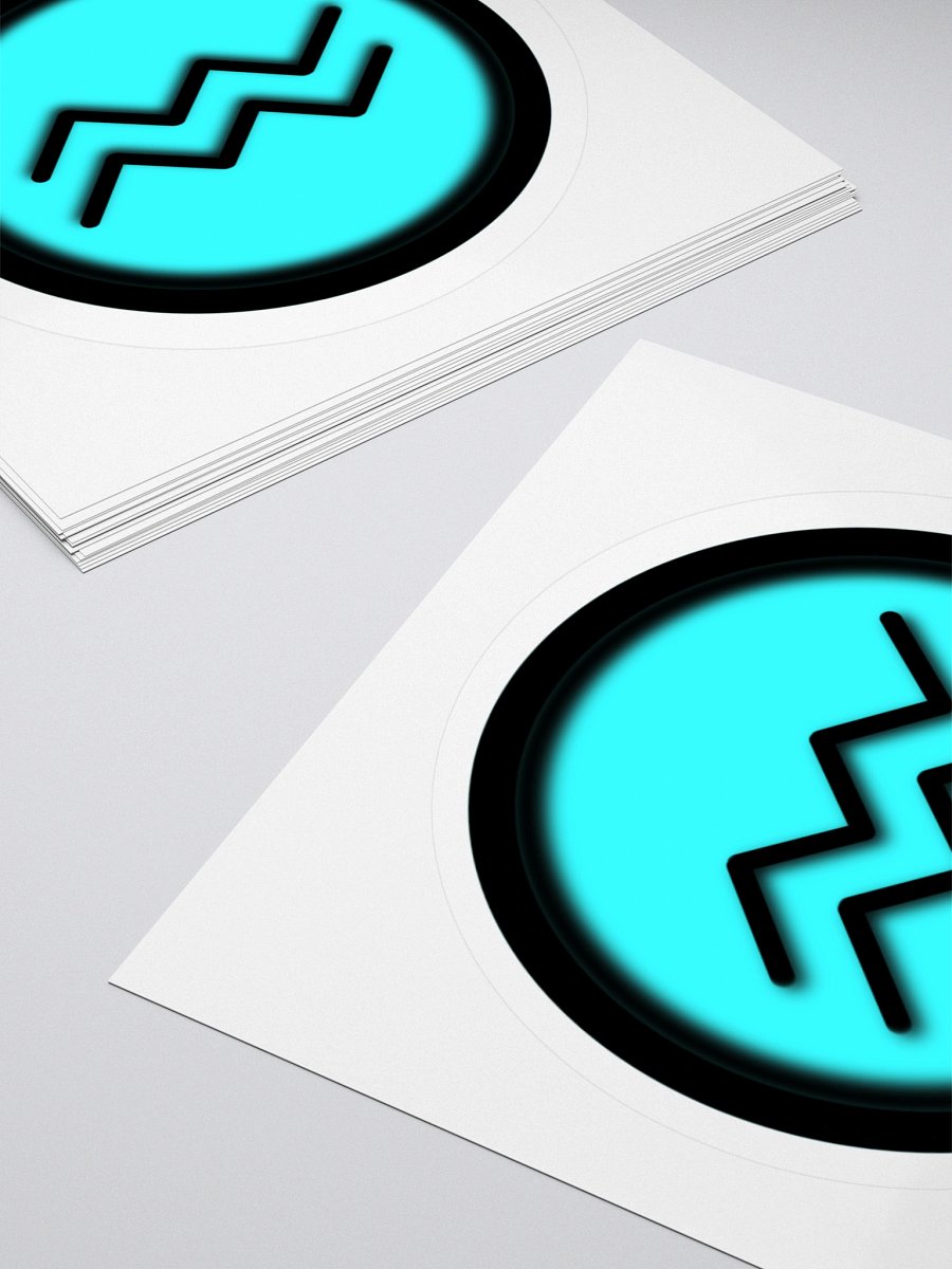 Aquarius Kiss Cut Stickers product image (10)
