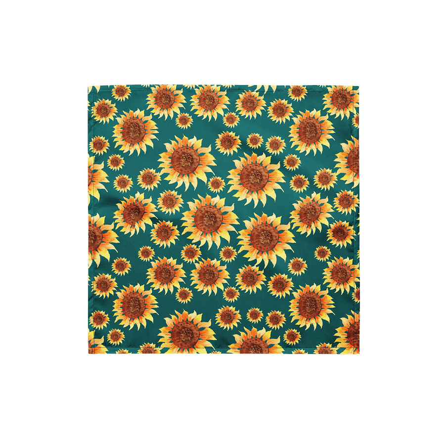 Blue Sunflower Bandana product image (2)