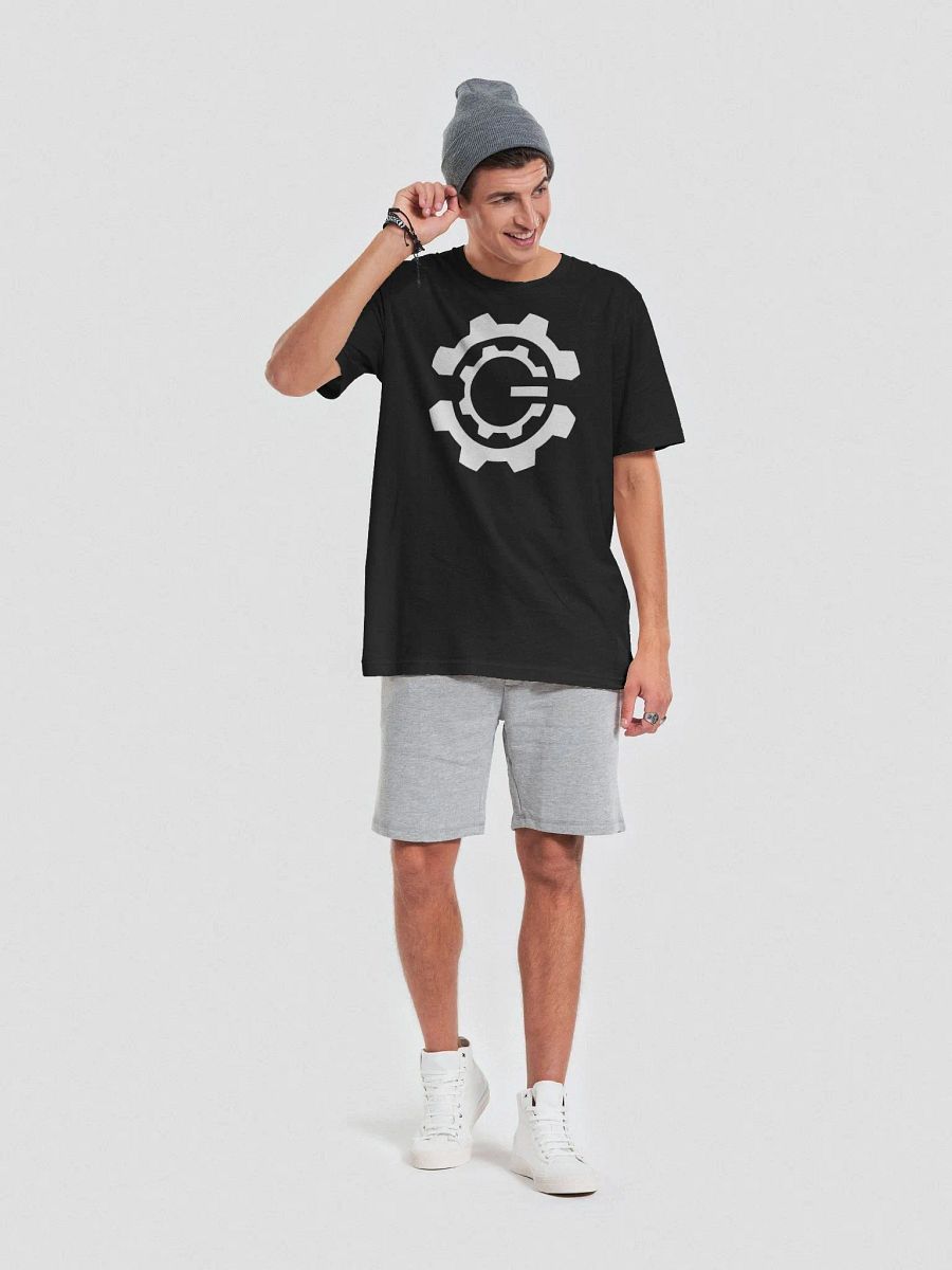 Black and White Gear Logo Shirt product image (6)