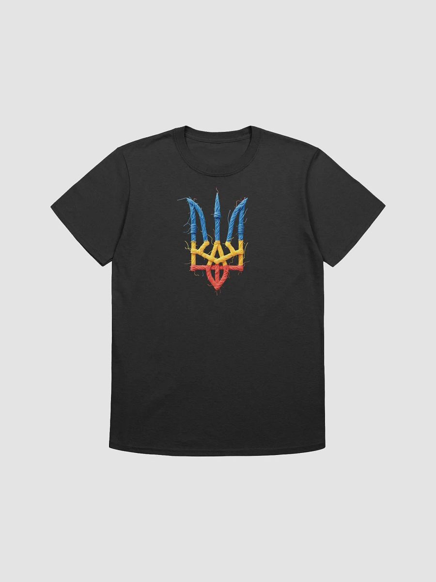 Vintage Support Ukraine Flag | Ukrainian Trident | Stand with Ukraine Unisex T-Shirt product image (7)