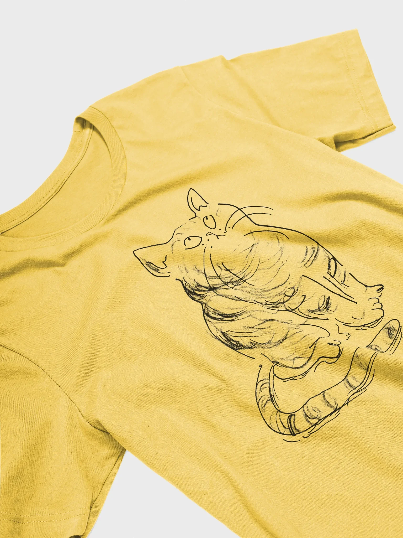 Meow-nagement (Striped Feline Stylized T-Shirt) product image (33)