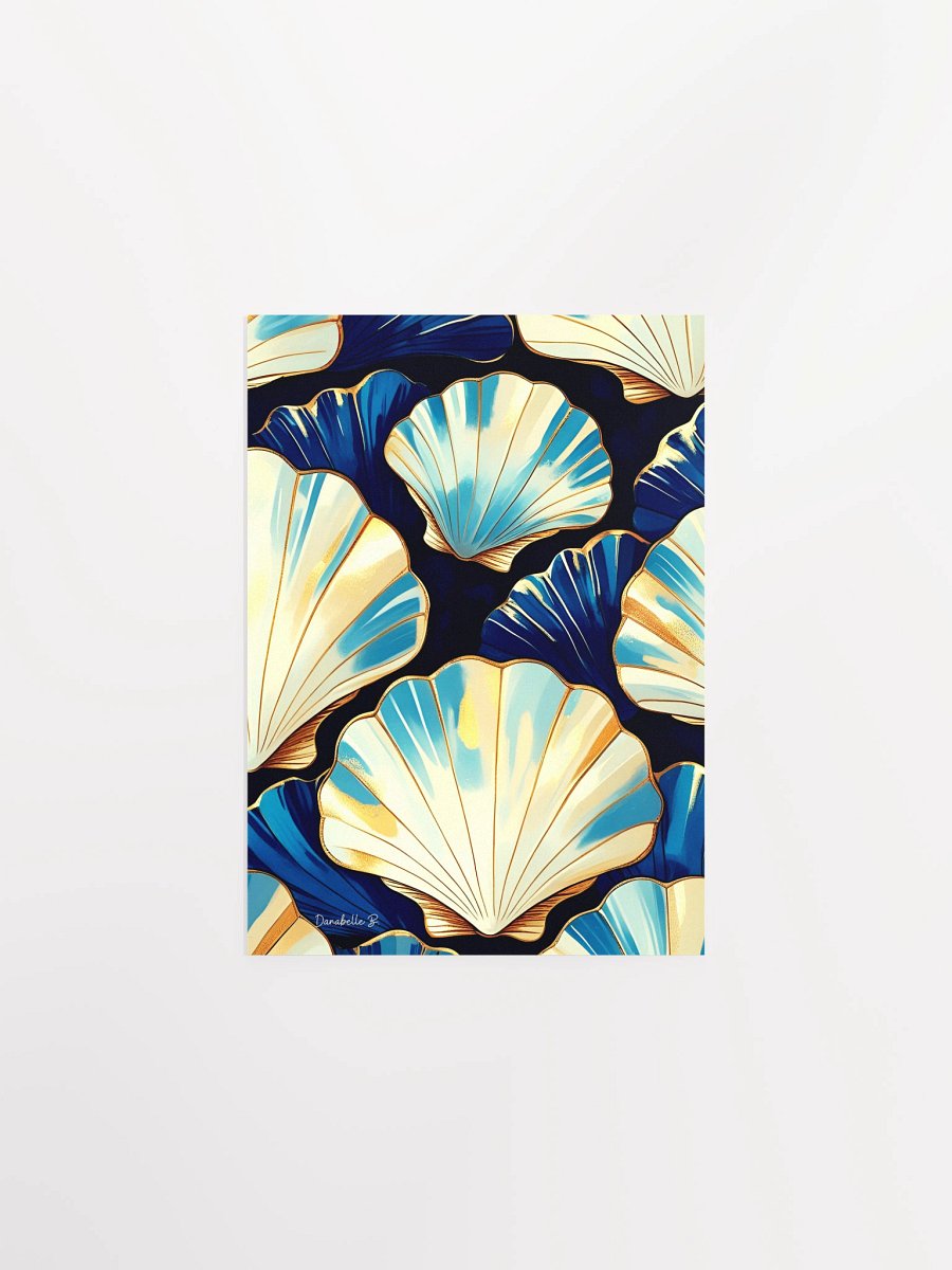 Poster artistique - Coquilles Saint-Jacques - 14 - Cadeau Déco Energie Vibratoire product image (2)