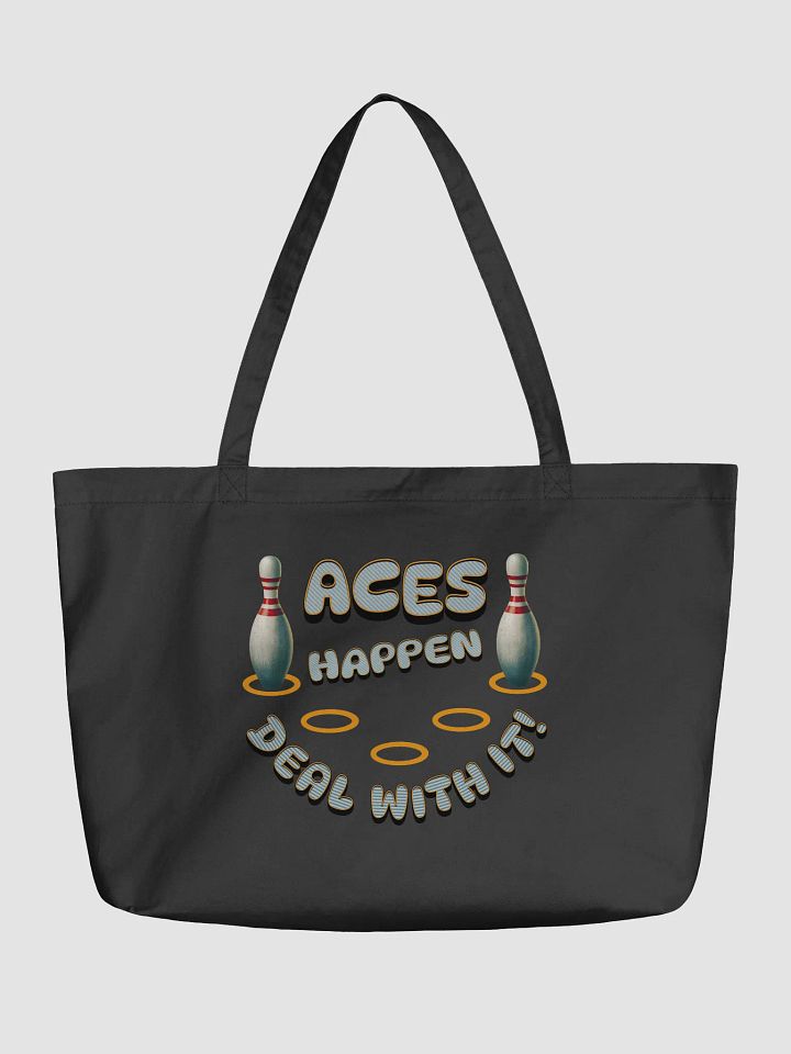 Aces Happen Deal With It Power Eco-Friendly Tote product image (2)