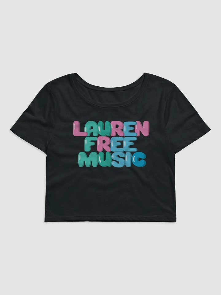 Lauren Free Music Bubble Letter Crop Tee product image (1)