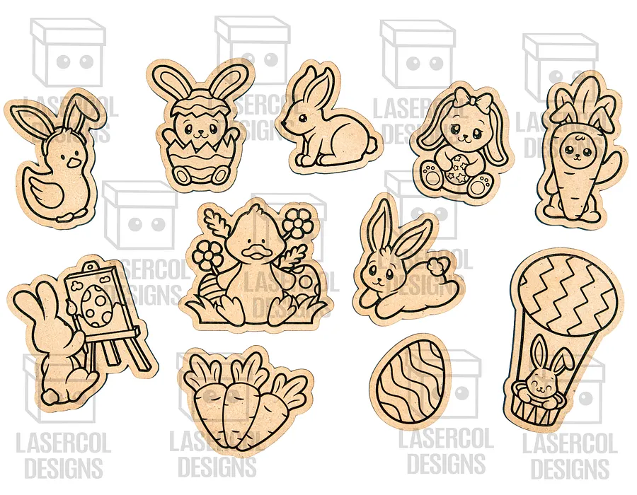 Easter Cutouts/Paint Kit Set 1 & Set 2 - Laser Cut Files product image (7)