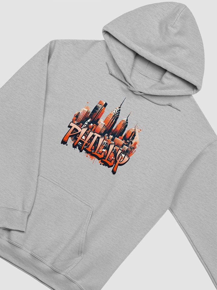 PHILLY CITYSCAPE HOODIE - ORANGE product image (25)