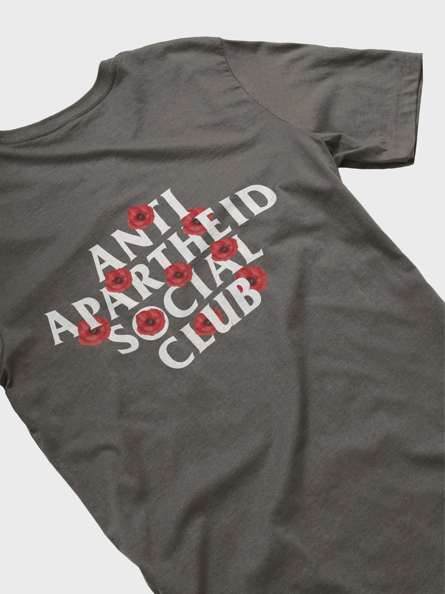 Anti Apartheid Club Poppy Flower T-shirt product image (1)