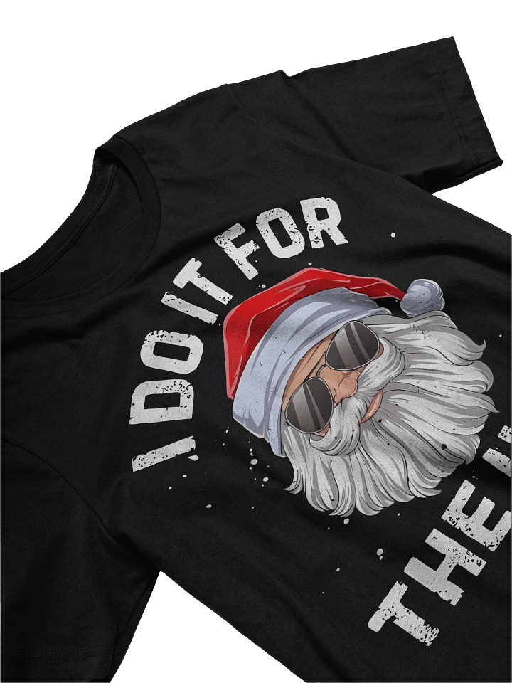 I Do It For The Ho's Funny Inappropriate Christmas - Bella+Canvas 3001 Supersoft product image (2)