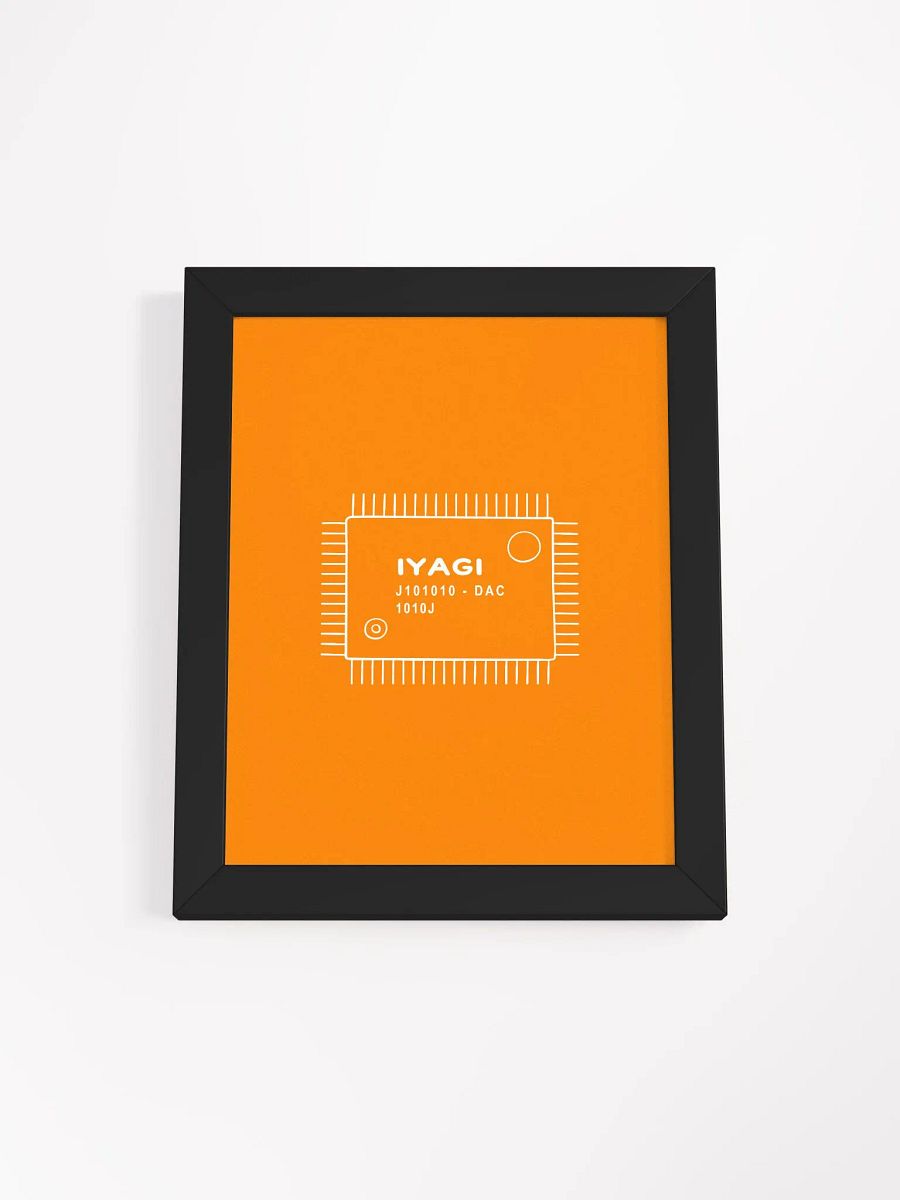 iyagi DAC Chip Framed Poster product image (27)